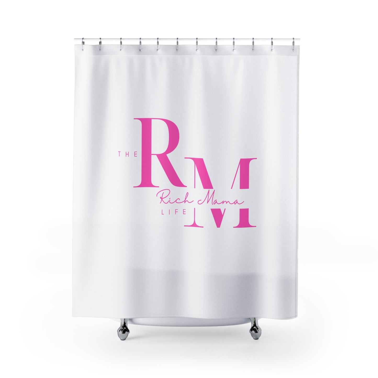 The Rich Mama Life Shower Curtain