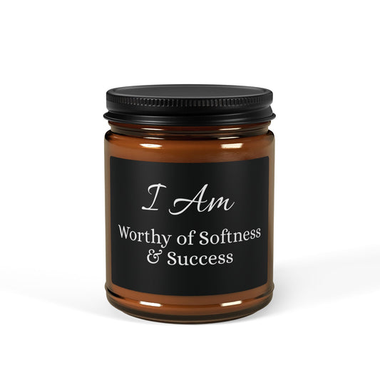 I AM Worthy of Softness & Success Candle