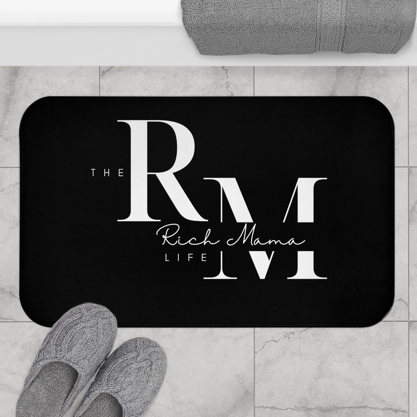 The Rich Mama Life Bath Mat