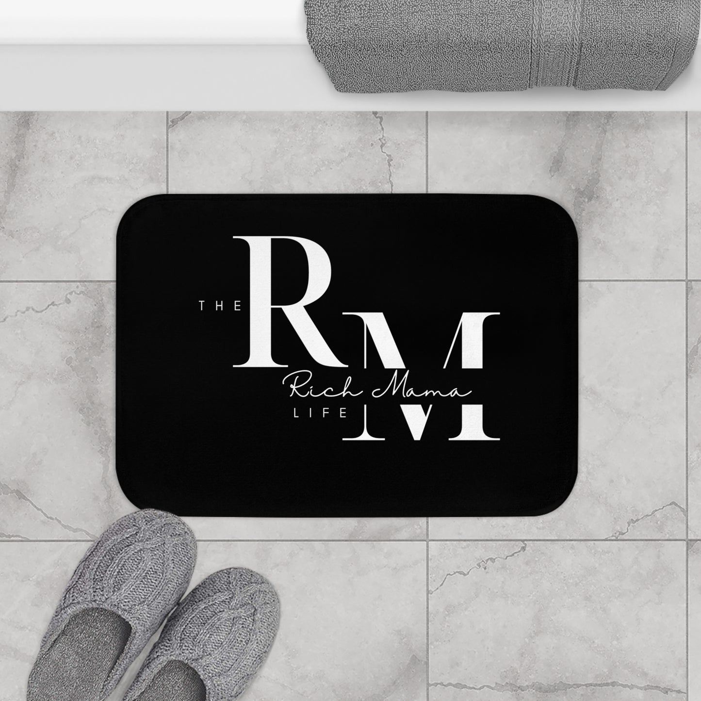 The Rich Mama Life Bath Mat