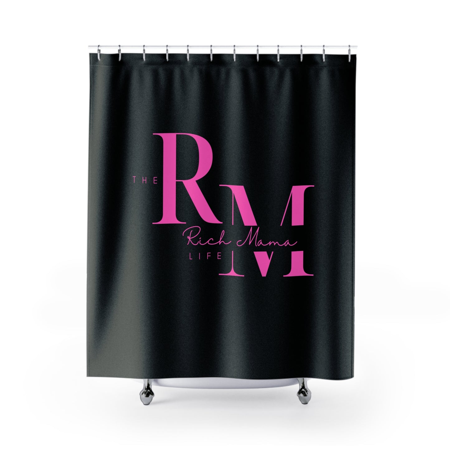 The Rich Mama Life Shower Curtain